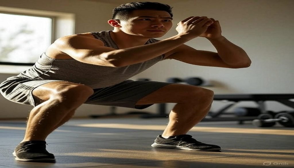 Exercise Without a Gym By Doing Home Squats Daily