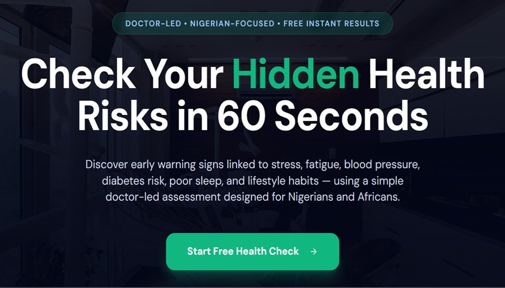 Nigerian Free Health Risk Checker