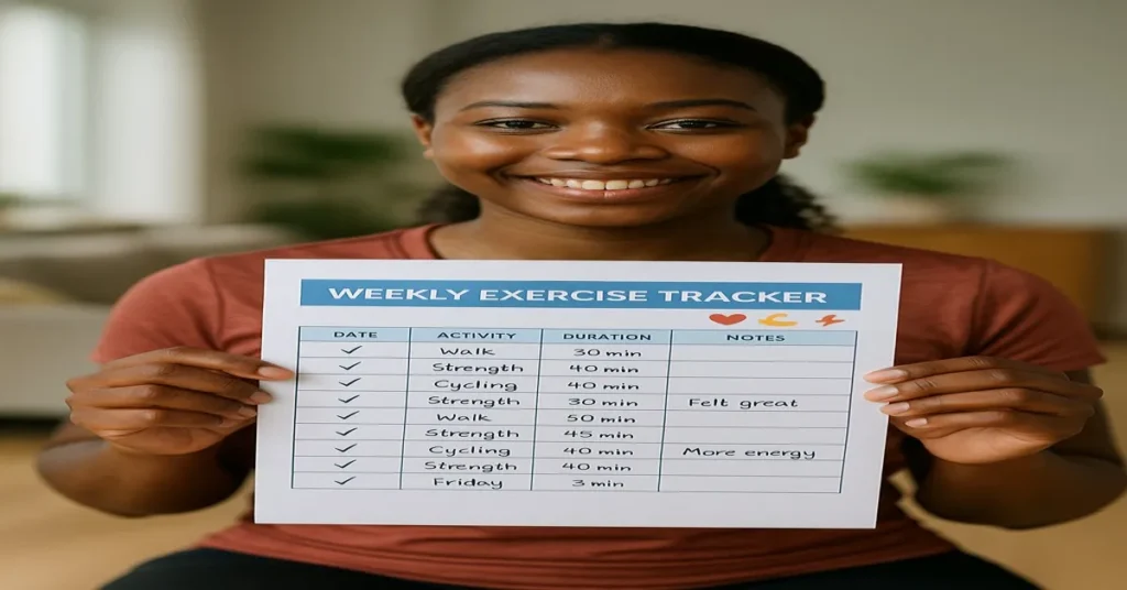 When is the best time to start daily exercise tracking?