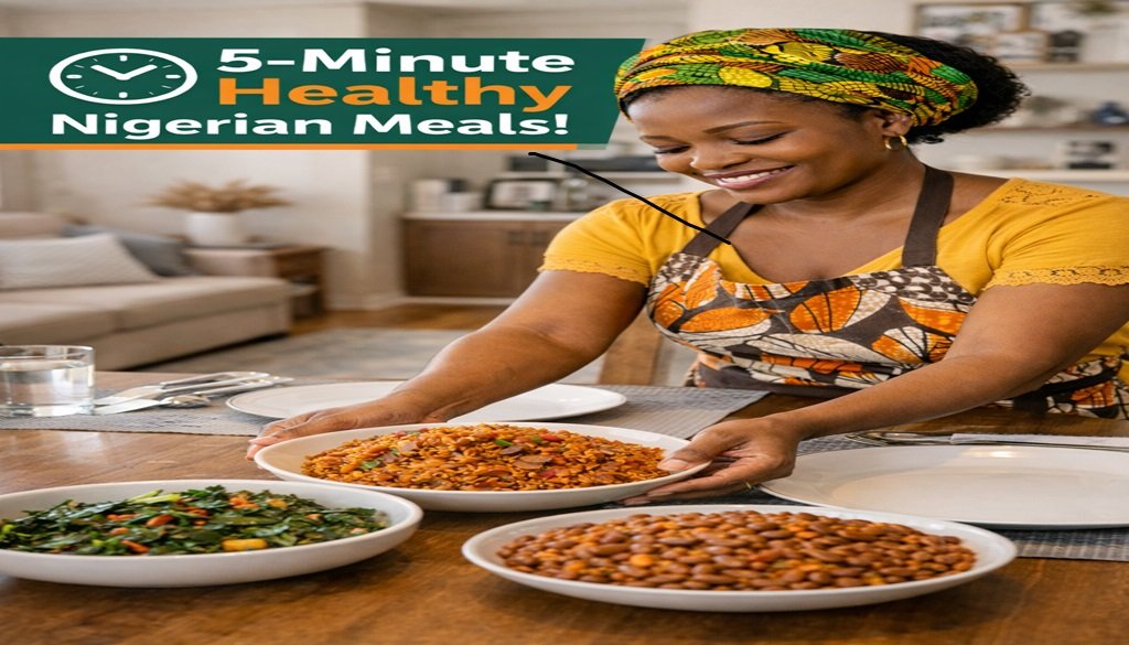 Why 5-minute healthy Nigerian meals are important