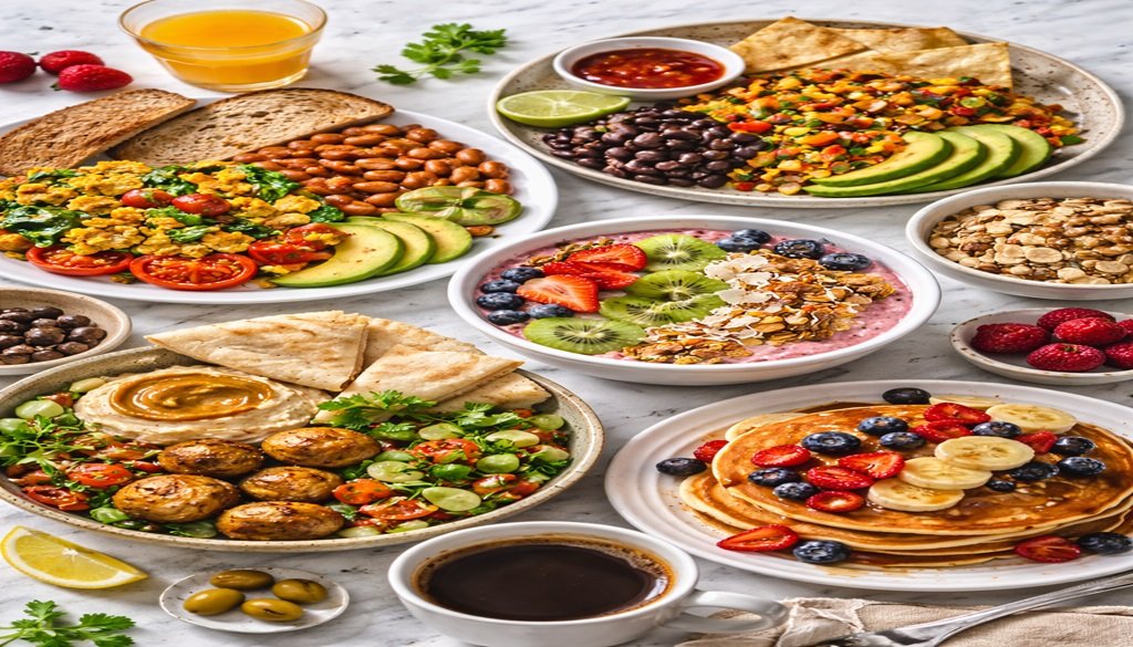 Plant based Vegan Breakfasts for americans