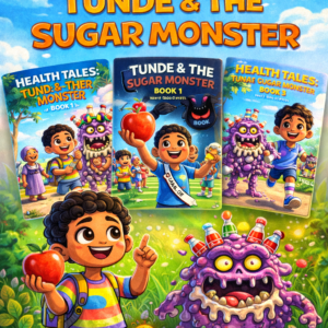 Kids Health Tales: Tunde & The Sugar Monster – Complete 3-Book Series