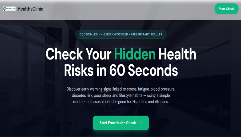 Healthsclinic Health Risk Assessment Check