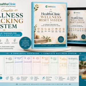 The Complete Wellness Tracking System-Printable eBook
