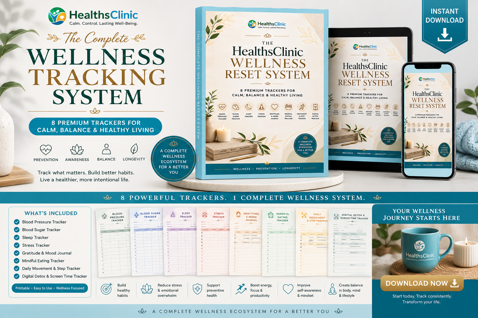 Use the Complete-wellness-tracking-system bundle. daily for your optimal wellness