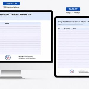 Fillable Blood Pressure Tracker-(pdf)