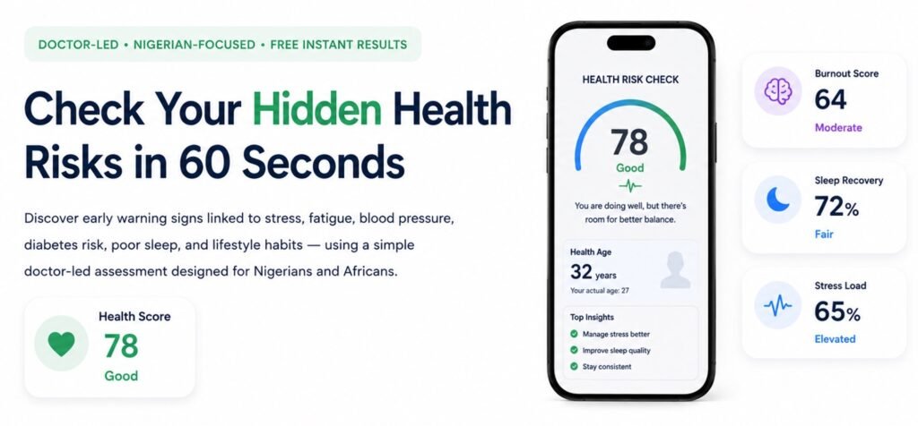 How to check your health risk-free with health risk check app