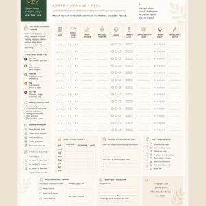 Free Printable Stress Tracker PDF